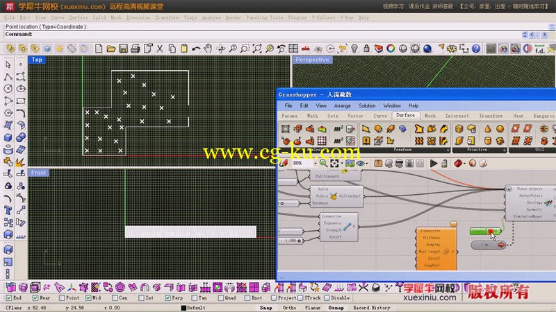 Grasshopper教程Rhino参数化建筑设计Kangroo袋鼠的图片1