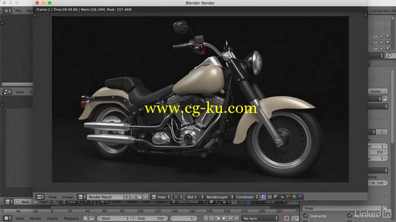 Lynda - Blender Model a Motorcycle的图片1