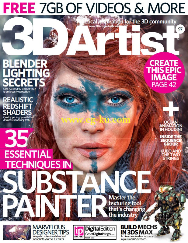 3D Artist - Issue 97 2016 + dvd的图片1