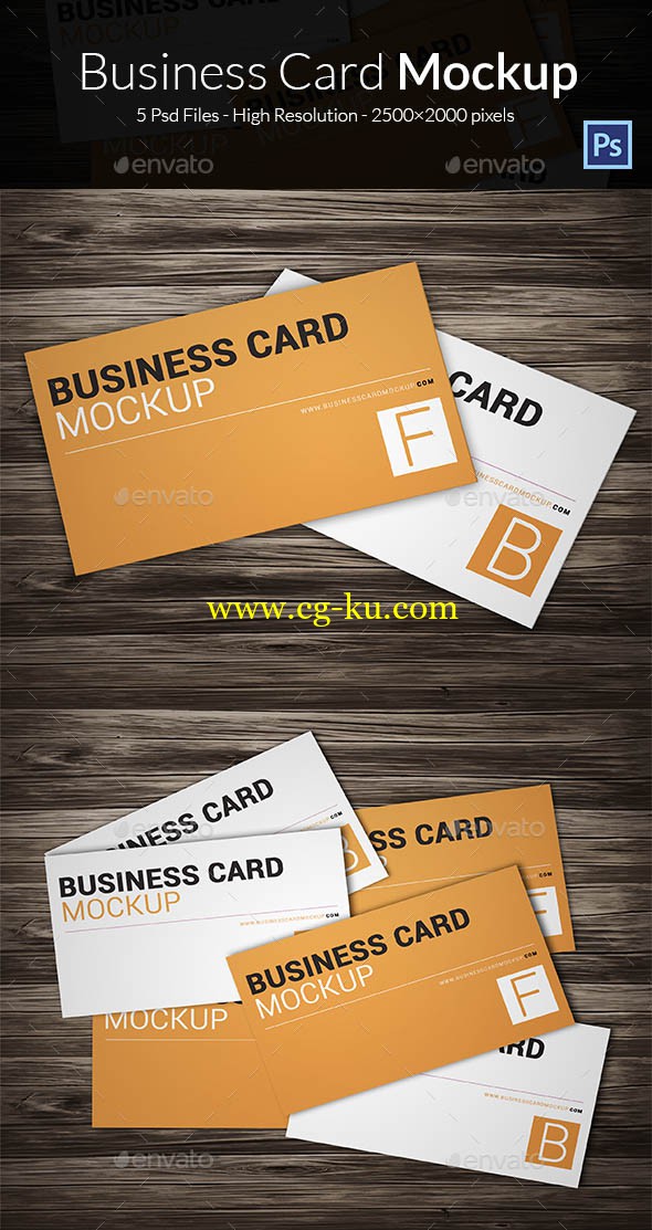 GraphicRiver - Business Card Mockup 14488740的图片1