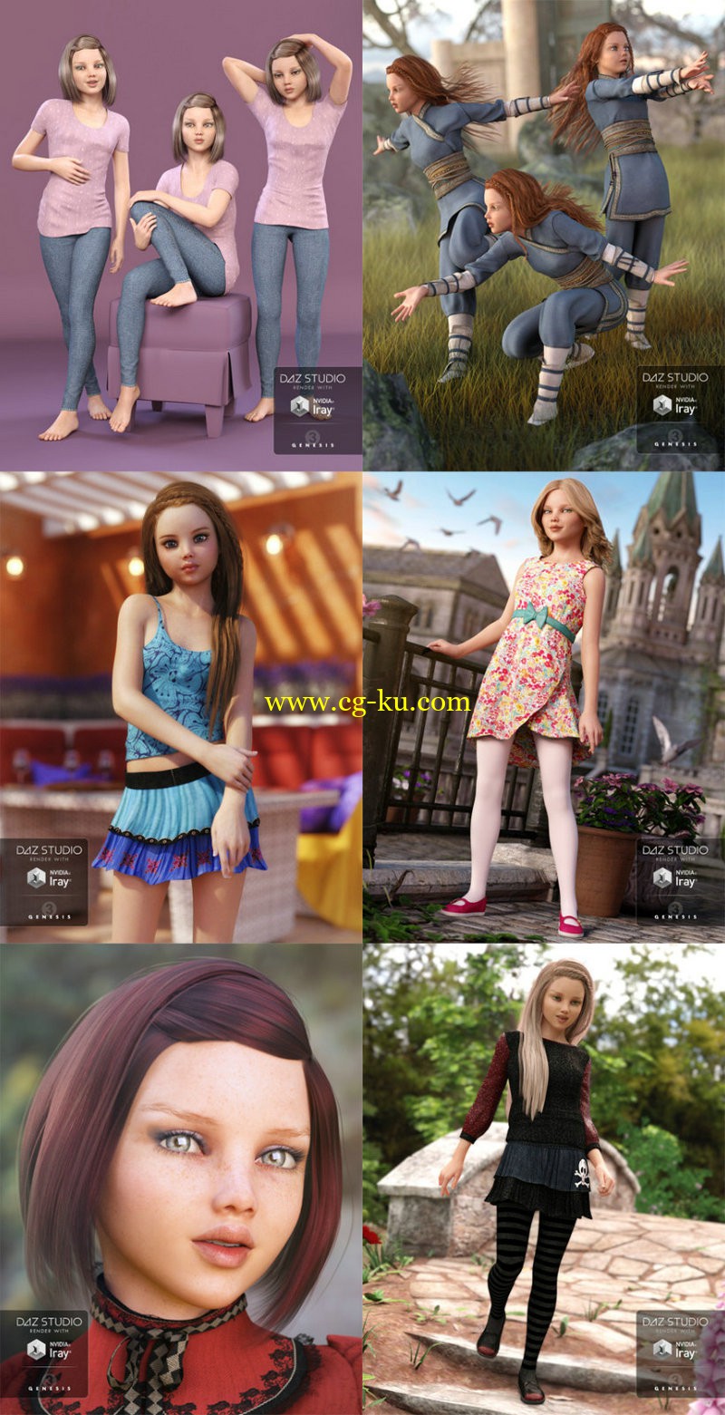 DAZ3D - Tween Julie 7 Pro Bundle的图片1