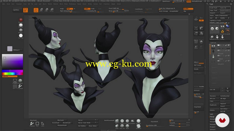 Domestika - Modelado de personajes en 3D con Zbrush的图片1