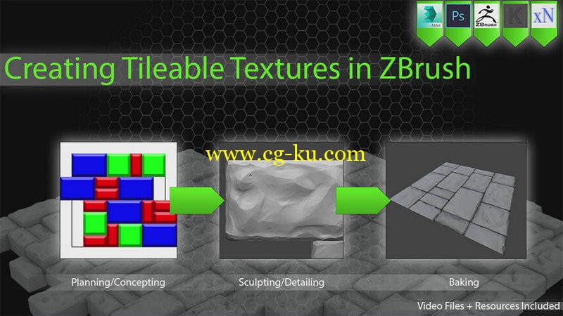 Gumroad - Creating Tileable Textures in ZBrush的图片1