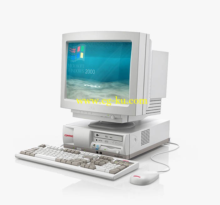 Turbosquid - Old PC Compaq Deskpro的图片1