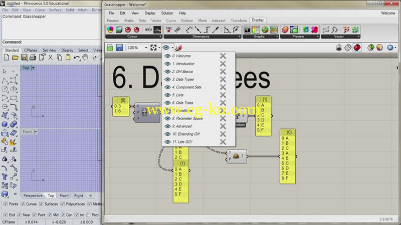 InfiniteSkills - Visual Programming in Rhino3D with Grasshopper Training的图片1