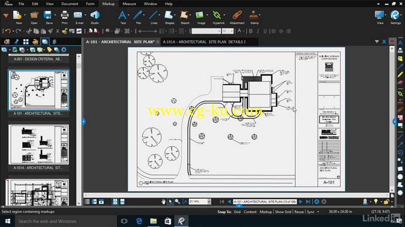 Lynda - Bluebeam Managing Construction Drawings Digitally的图片1