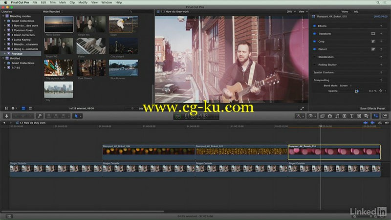 Lynda - Final Cut Pro X Guru Blending Mode Secrets的图片1