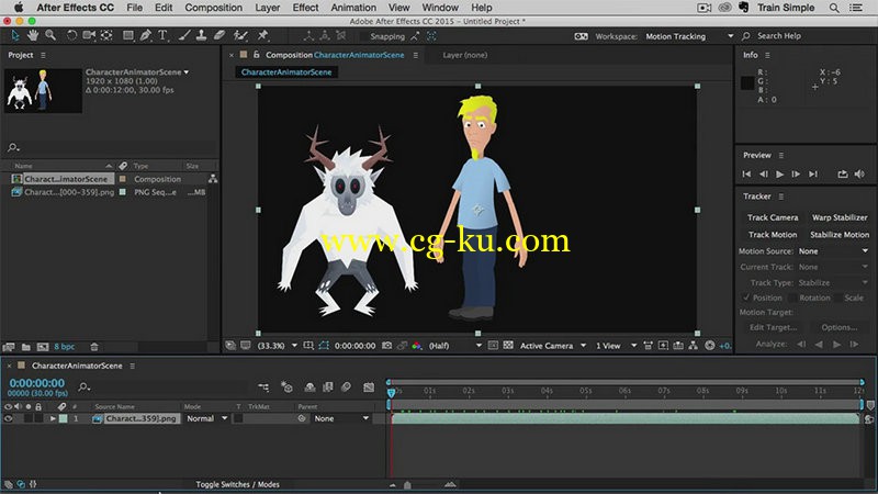 Train Simple - After Effects CC Character Animator的图片1