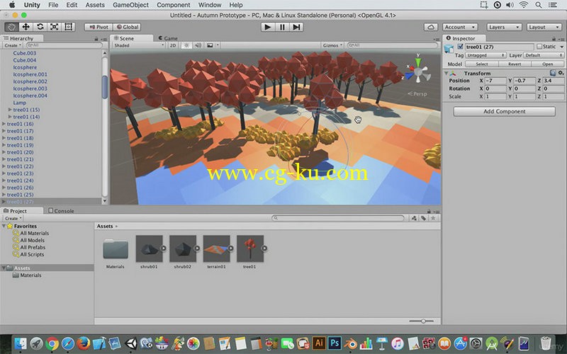 Udemy - Make a low poly Autumn Scene in Blender and Unity in 30 Mins的图片1