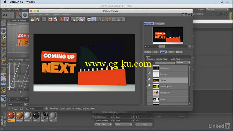 Lynda - CINEMA 4D R18 Essential Training Motion Graphics的图片1