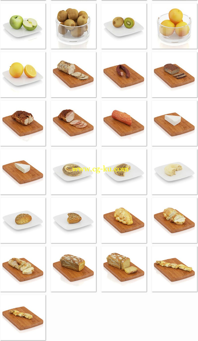 CGAxis Collection Volume 56 - 3D Food III的图片3