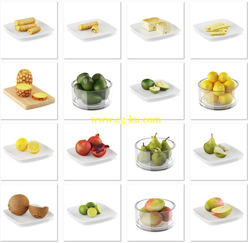 CGAxis Collection Volume 58 - 3D Food IV的图片2