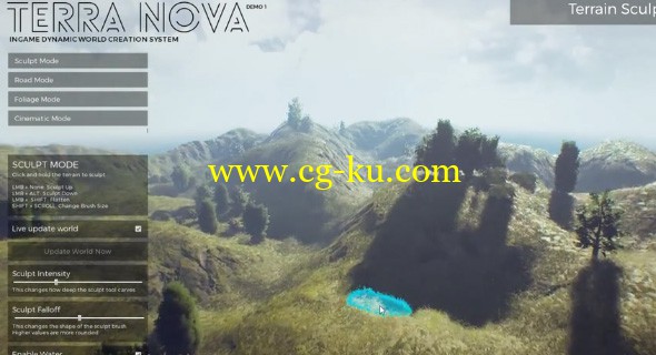 Unreal Engine 4 Gumroad - Terra Nova Dynamic in-game Environment Builder的图片1