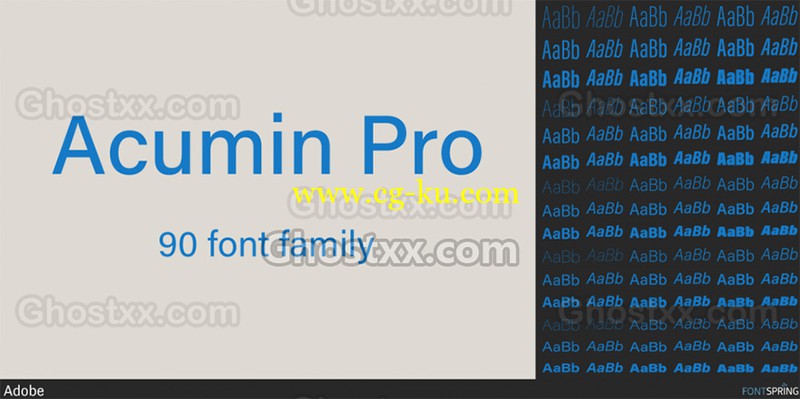 Acumin Font Family的图片1