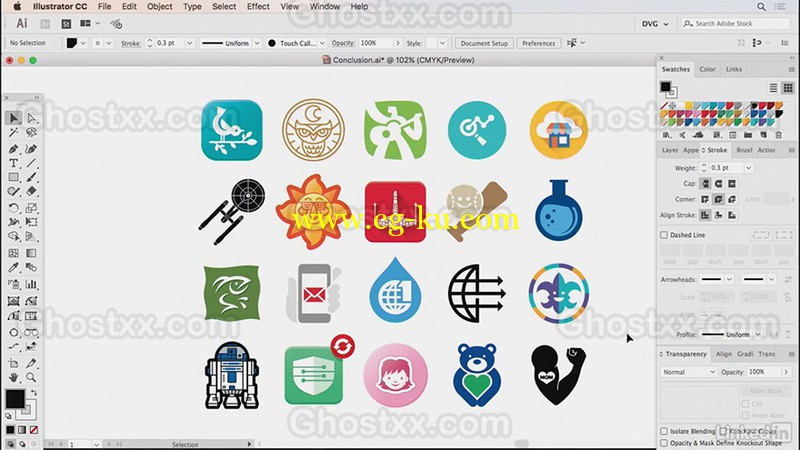 Lynda - Drawing Vector Graphics Iconography的图片1