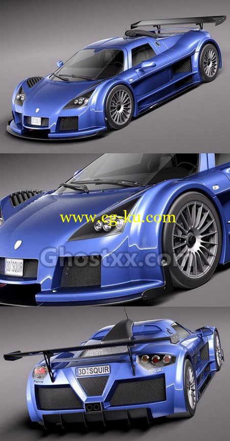 Gumpert Apollo - 3D Model的图片1