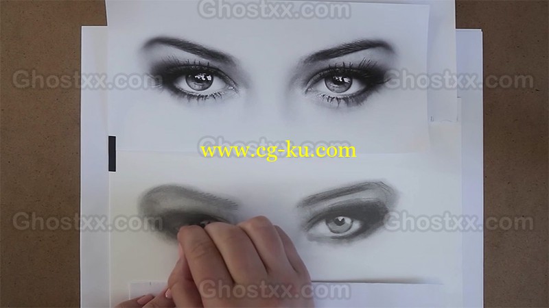 Skillshare - Let's Draw Sketch Realistic Eyes with Pencils的图片1