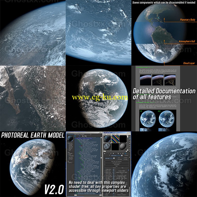 3docean - Photoreal Earth 3D Model Vol.2的图片1
