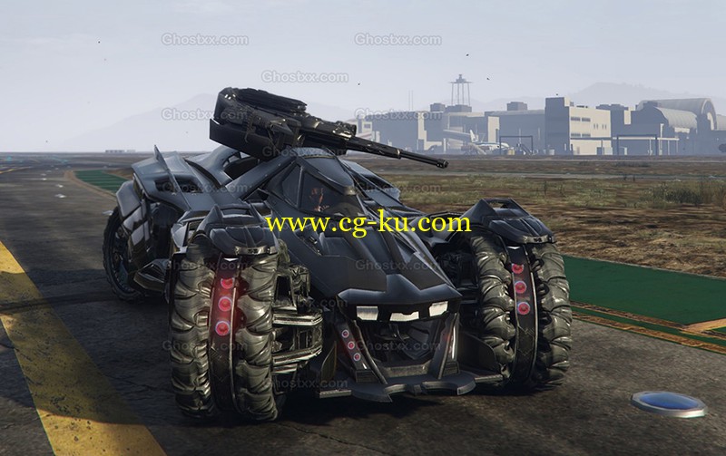 Batmobile - V2 - 3D Model [max-fbx]的图片1