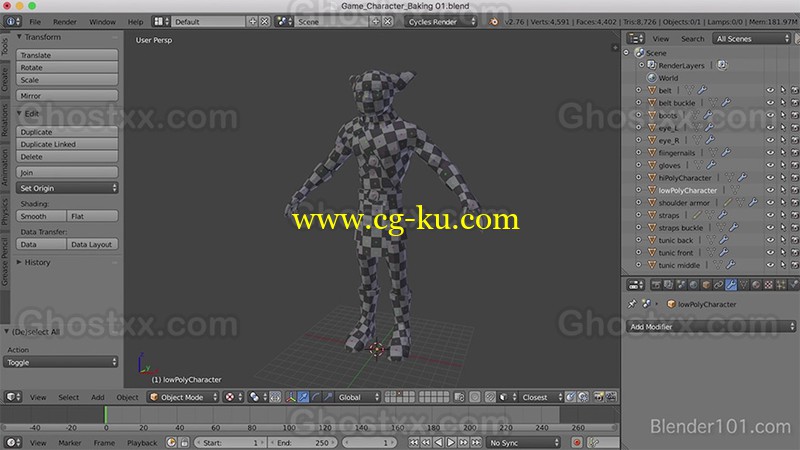 Blender 321 - Character UV Mapping的图片1