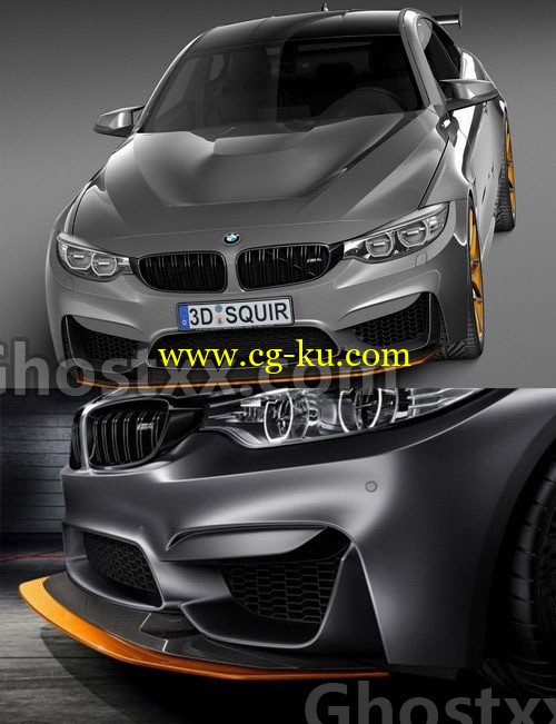 BMW M4 GTS 2016 - 3D Model的图片1