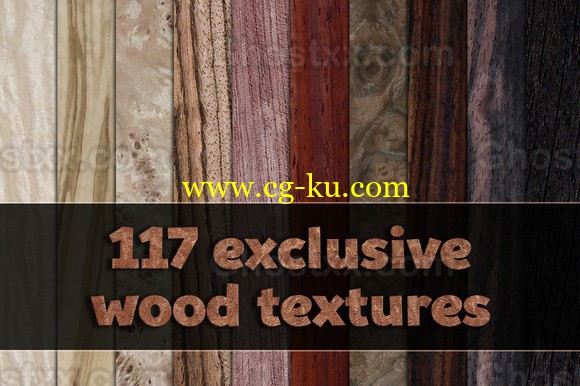 creativemarket - Exclusive Wood veneer Textures PACK的图片1