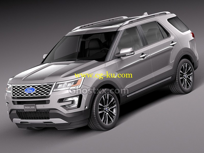 Ford Explorer 2016 - 3D Model的图片1