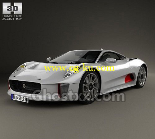 Jaguar C-X75 2013 - 3D Model的图片1