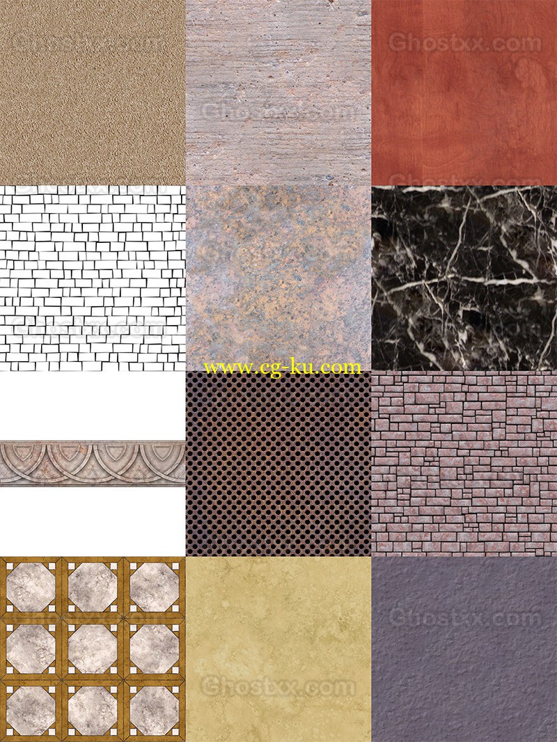 Pro Seamless Textures - Industrial Architectural的图片1