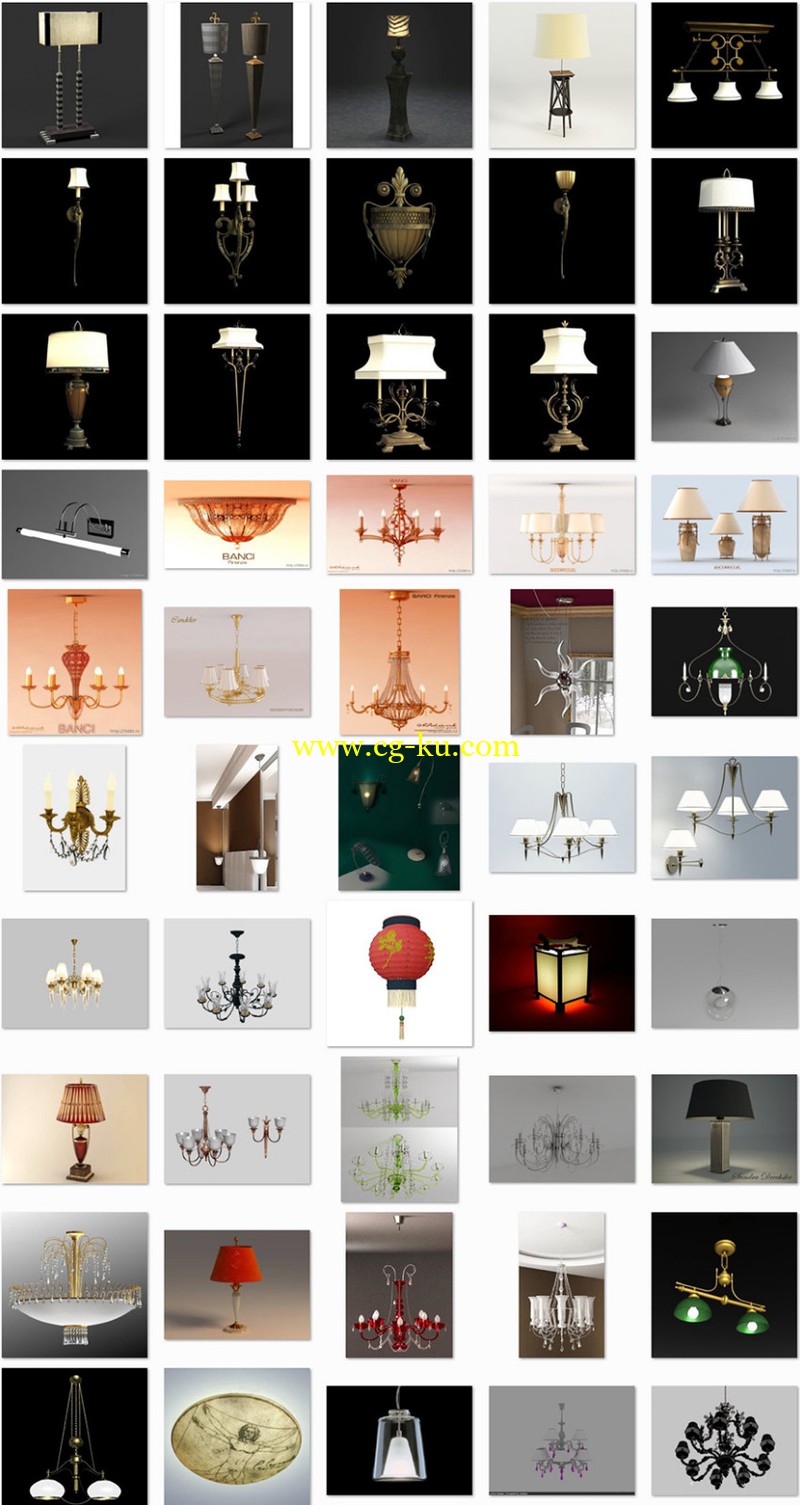 Various Fabrics Lighting - 3D Models的图片1