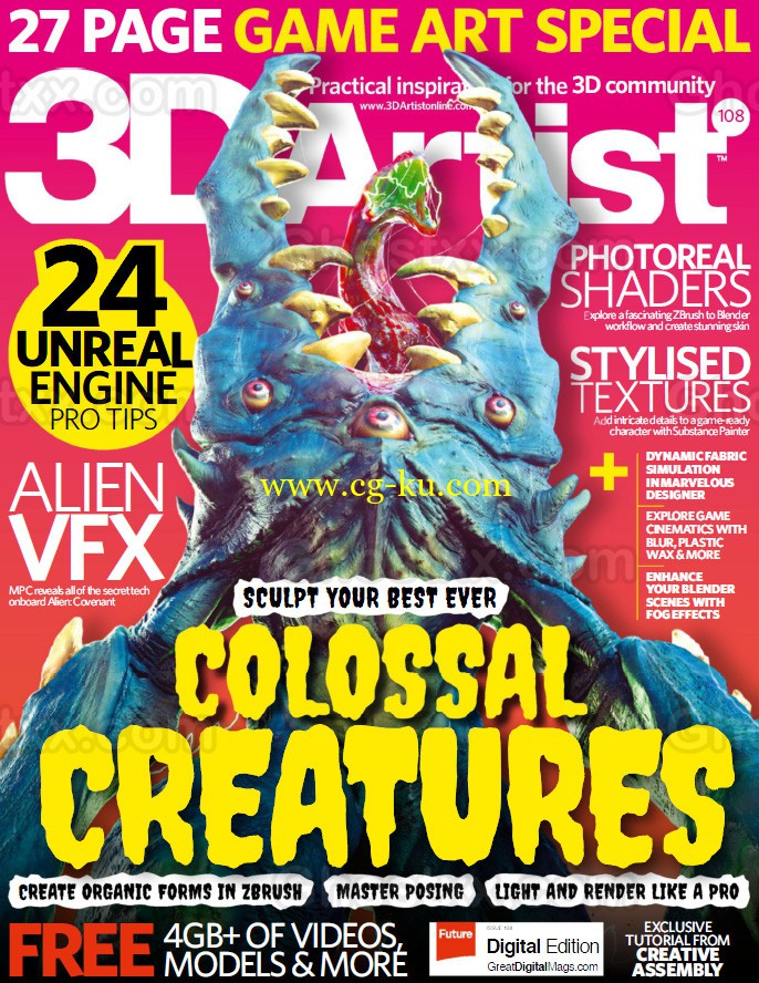 3D Artist - Issue 108 2017的图片1