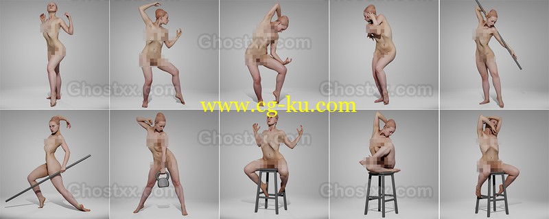 Anatomy 360 - Female 03 Pose Pack win的图片1