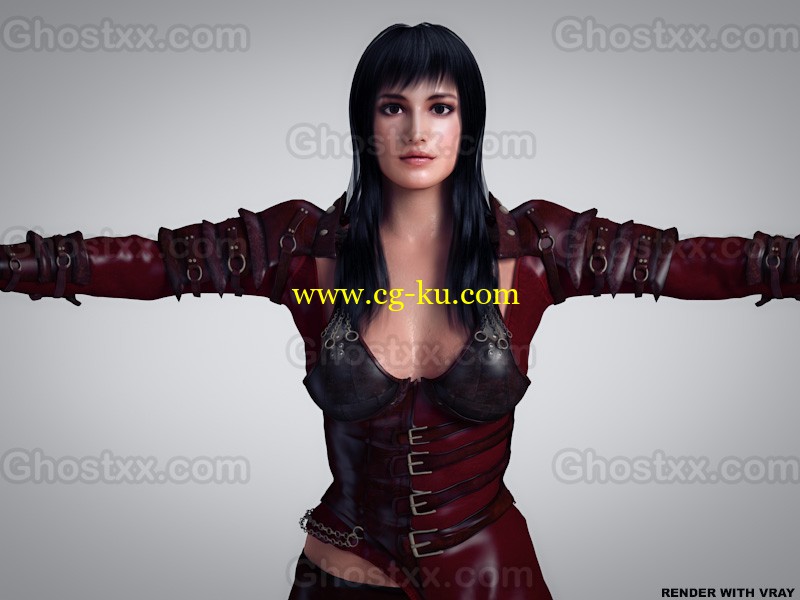 Katrina Kaif Model 3DMax2015的图片1