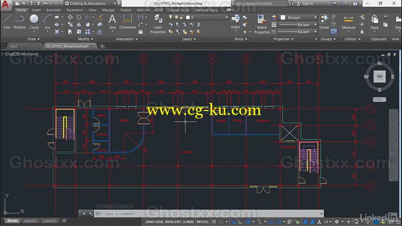 Lynda - AutoCAD Preparing Drawings for Revit Linking的图片1