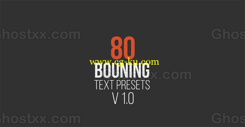 motionarray - 80 Bouncing Text Presets的图片1