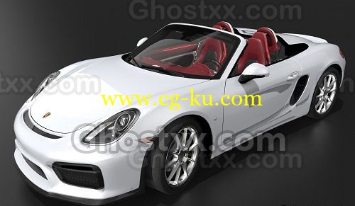 Porsche Boxster Spyder 2016 - 3D Model的图片1