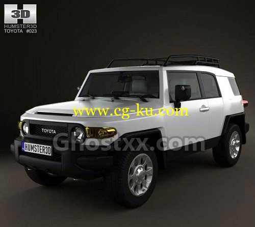 Toyota FJ Cruiser 2011 - Vray - 3D Model的图片1