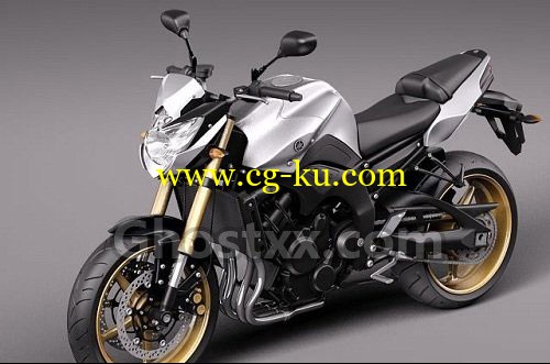 Yamaha FZ8 Fazer 2011 - 3D Model的图片1