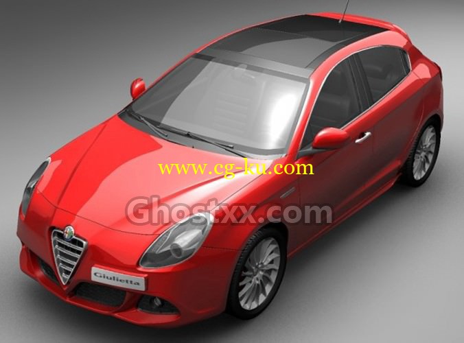 Alfa Romeo Giulietta - 3D Model的图片1