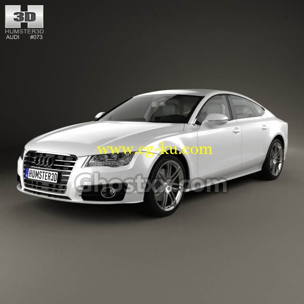 Audi A7 Sportback 3.0 TDI quattro '2010 - 3D Model的图片1