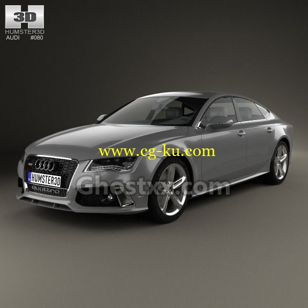 Audi RS7 Sportback 2013 3D - Model的图片1