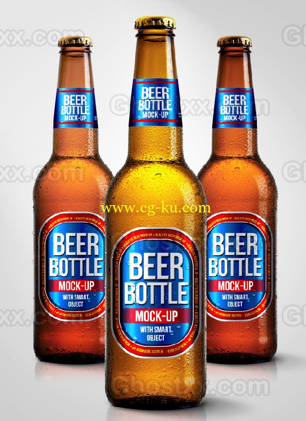 Beer bottle mockup Bundle的图片1