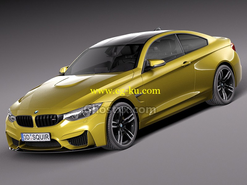 BMW M4 Coupe F32 2015 - 3D Model的图片1