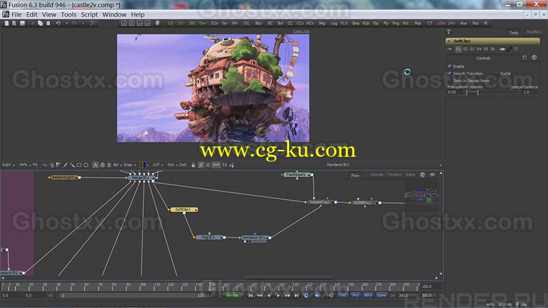 Compositing in Blackmagic Design Fusion Studio - Render.ru的图片1