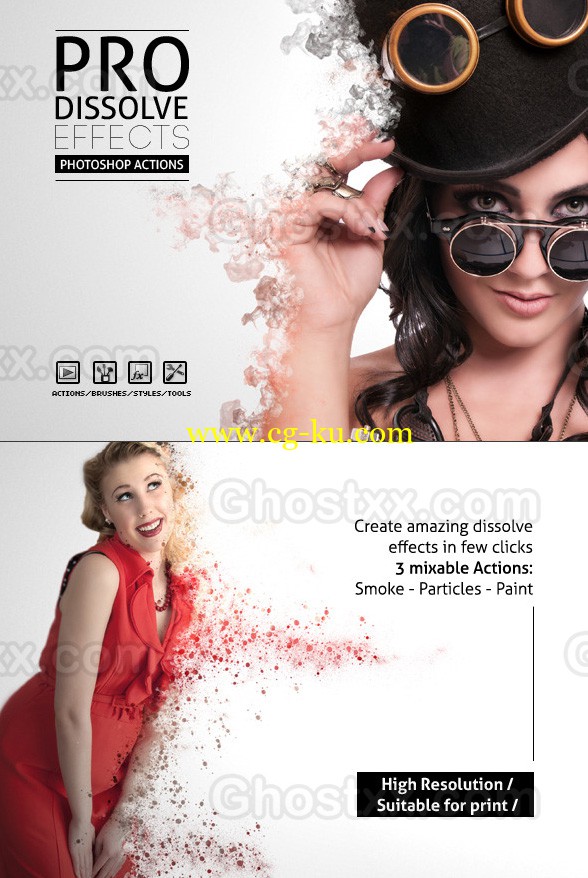 5个GraphicRiver网站的photoshop动作资源的图片5