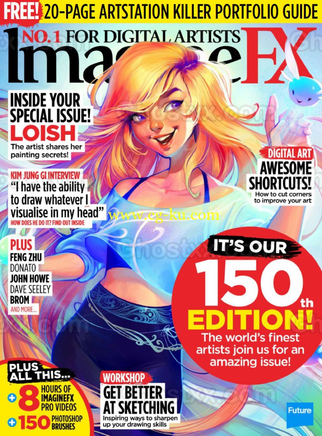 ImagineFX - August 2017 (Issue 150)的图片1