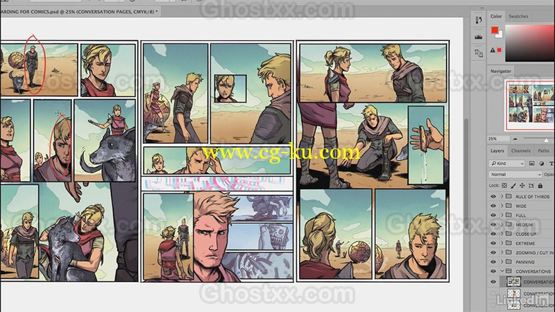 Lynda - Learning Graphic Novel Storyboarding的图片1