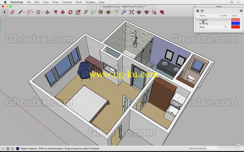 Lynda - SketchUp Bathroom Remodel的图片1