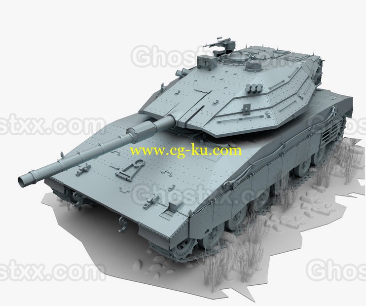 Merkava Mark IV - 3D Model的图片1