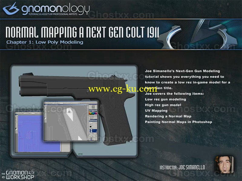 Modeling a Next-Gen Weapon - Colt 1911 (Joe Simanello)的图片1